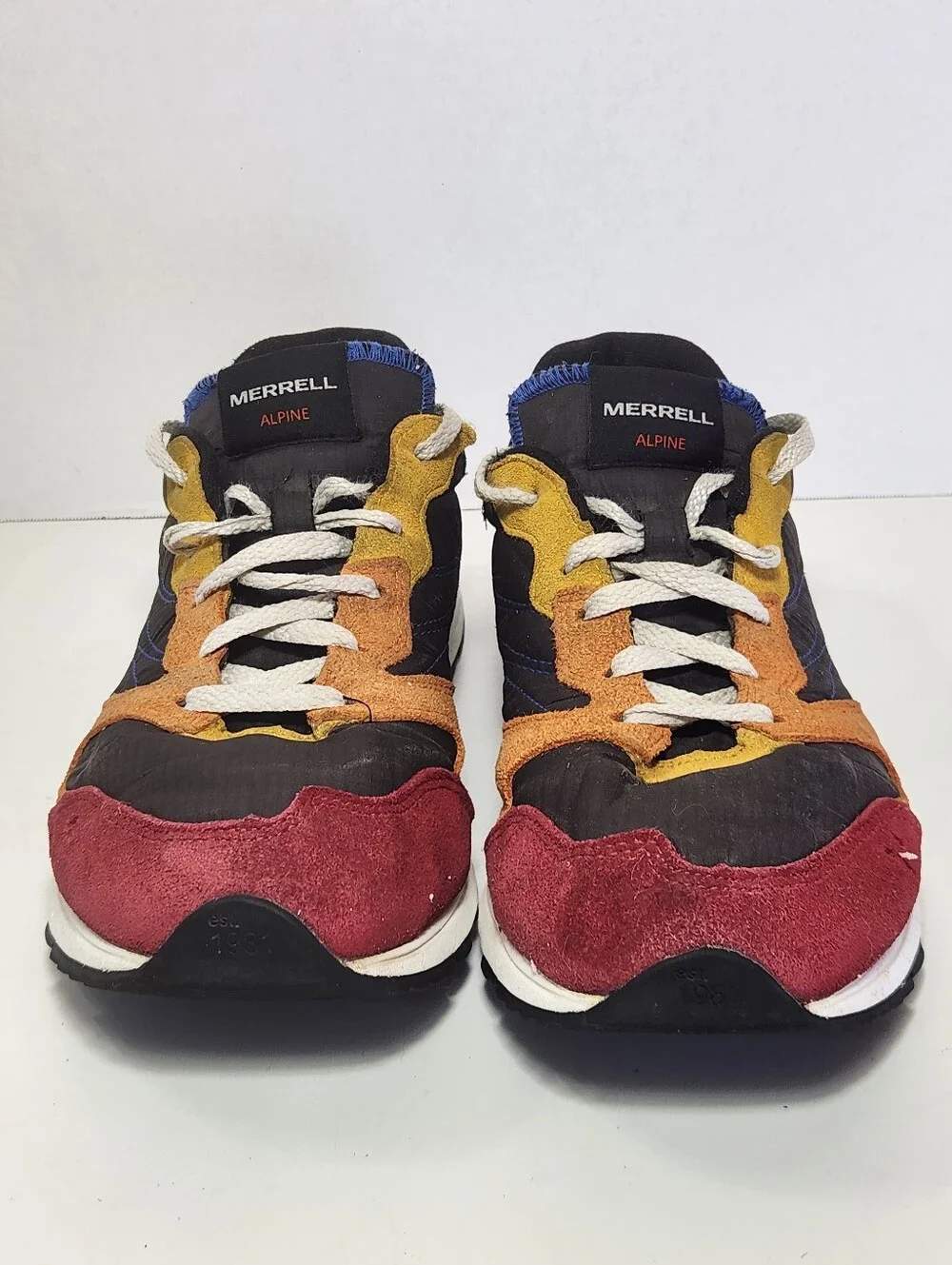 Merrell Alpine Men's US 10.5 Low Top Lace Up Sneaker Multicolor Streetwear